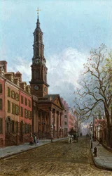 Iglesia de San Juan, Varick Street, Nueva York, 1914