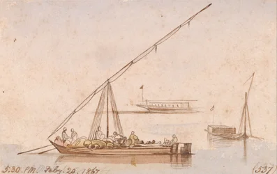 Barcos en el Nilo