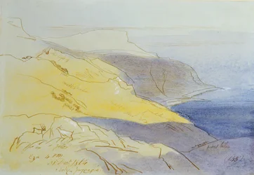 Paisaje costero, Eza, 1864