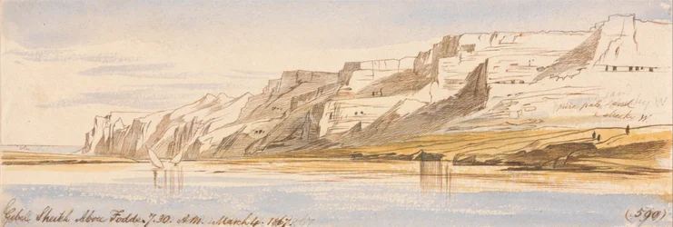 Gebel Sheikh Abu Fodde, 7:30 am, 4 de marzo de 1867 (590)