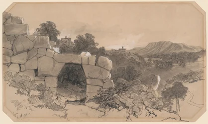 Paisaje cerca de Segni