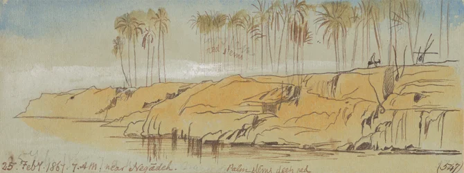 Cerca de Negadeh. 7:00 A.M., 25 Feb. 1867 (547)