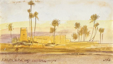 Cerca de Wady Halfeh, 5:30pm, 6 de febrero de 1867