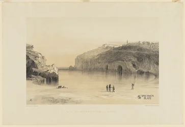 Palaiokastritza, Corfú (litografía sobre papel)