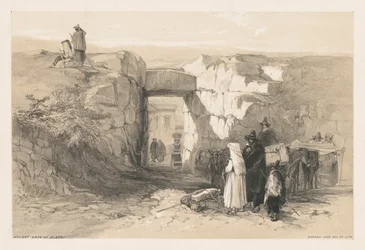 Vistas de Roma y sus alrededores: Puerta antigua de Alatri, 1841