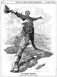 Cecil John Rhodes, de "Punch".