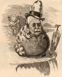 Caricatura de Ferdinand de Lesseps