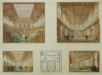 Nueva Cámara de los Comunes, Palacio de Westminster, 1868