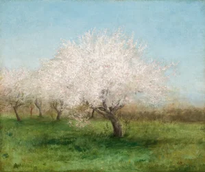 Manzanos en un prado 1890 (Óleo sobre lienzo)