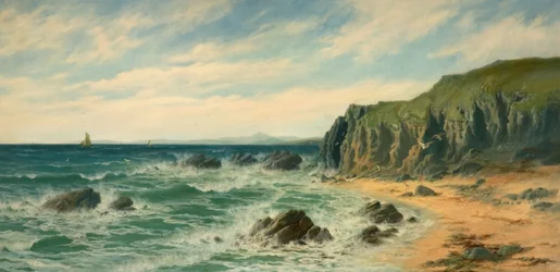 Escena costera