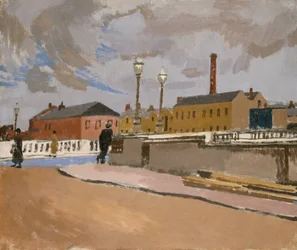 Calle en Cork (Óleo sobre lienzo)