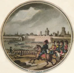 Batalla de Pamplona, 1815, 1910