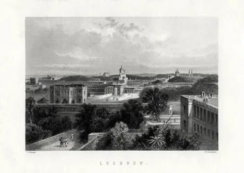Lucknow, ciudad capital del estado de Uttar Pradesh, India, siglo XIX