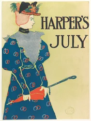 Póster publicitario para Harper