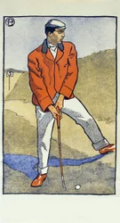 Junio/Julio, detalle del Calendario de Golf de 1931
