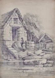 Paisaje con una casa