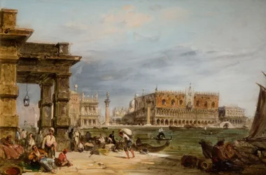 El Rialto, Venecia, 1864