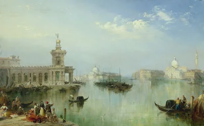 Laguna veneciana (óleo sobre tabla)