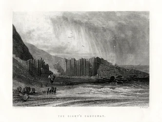 La Calzada del Gigante, Condado de Antrim, Irlanda del Norte, 1884