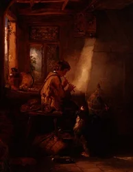 Tocando la flauta