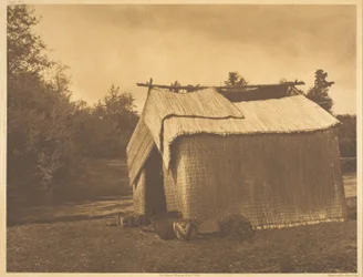 Una casa de esteras - Skokomish