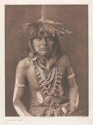 Portfolio XII, Plate 429: A Walpi Snake Priest