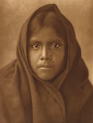 Qahatika Girl, c.1907 (fotograbado de gran formato)