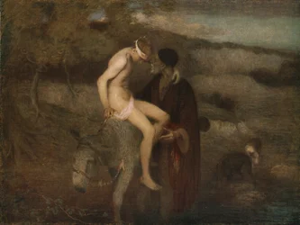 El buen samaritano, c1890, c1930