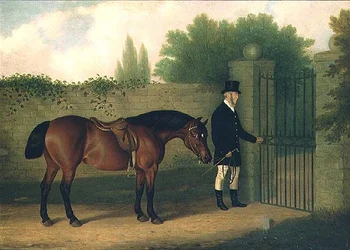 Caballo y mozo de cuadra