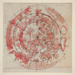 Estudio de composición con figuras del zodiaco para