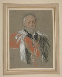 Coronación de Eduardo VII. Retrato: príncipe Cristián de Schleswig-Holstein
