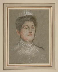 Coronación de Eduardo VII. Retrato: princesa Beatriz de Battenberg