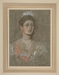 Coronación de Eduardo VII. Retrato: princesa Louise de Battenberg