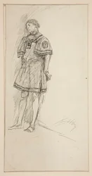 Estudio de vestuario para Dos caballeros de Verona (?)