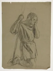 Estudio de figuras para el Rey Arturo
