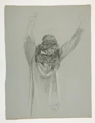 Estudio de figuras para el Rey Arturo