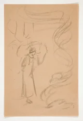 Estudio de figuras, posiblemente para Próspero en