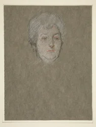 Cabeza de una anciana para la Coronación de Eduardo VII