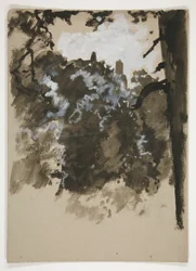 paisaje con arbol