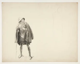 Campesina, boceto de una obra de Shakespeare no identificada.