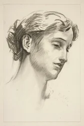 retrato de una mujer joven