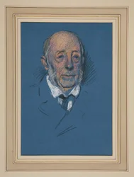 Estudio. Hombre anciano para la coronación