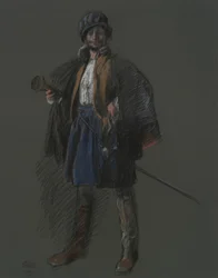 Estudio para Apoteosis de Pensilvania: Hudson (?)