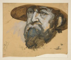 Estudio para el general Meade: boceto para el mural del edificio del capitolio estatal en Harrisburg, Pensilvania, 1902-1911 (completado por John Singer Sargent)