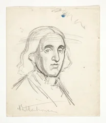 Estudio para Rittenhouse: boceto de mural para el edificio del capitolio estatal en Harrisburg, Pensilvania, 1902-1911 (completado por John Singer Sargent)