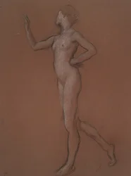 Estudio para la figura de las 7 am para
