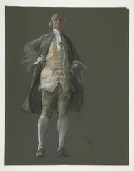 Estudio para la figura del Representante Robert Morris en