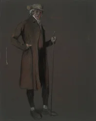 Estudio para la figura de John Bartram, en