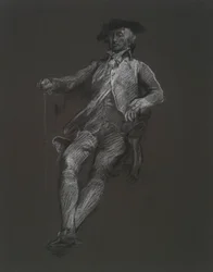 Estudio para la figura de John Dickinson, en