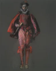 Estudio para la figura de Sir Walter Raleigh, en
